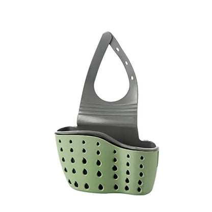 Kitchen Sink Holder Hanging Drain Basket Adjustable Soap Sponge Shelf Organizer Bathroom Faucet Holder Rack Kitchen Accessori