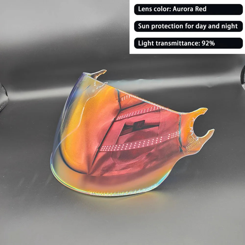 OF562 Windproof LS2 Helmet Visor Mirrored Helmet Parts Visor Accessories Day&Night UV Protection Replacement Helmet Lens - Au