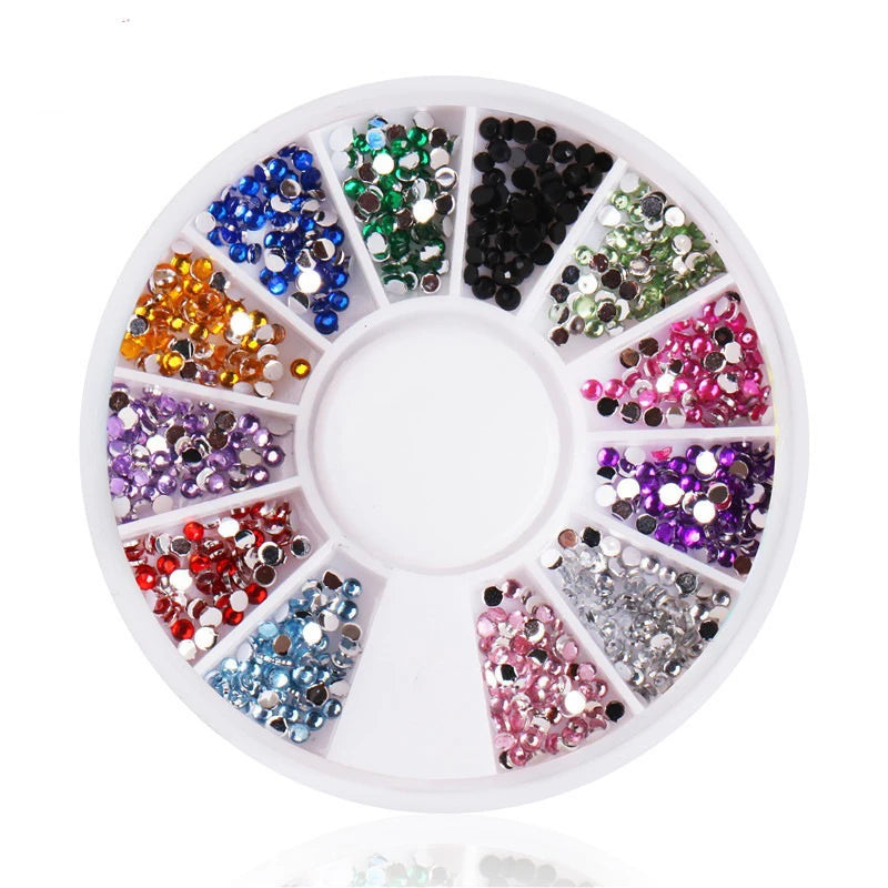 nail parts nail art glitter rhinestone Crystal gems jewelry Bead Manicure decoration accessories nail supplies for profession