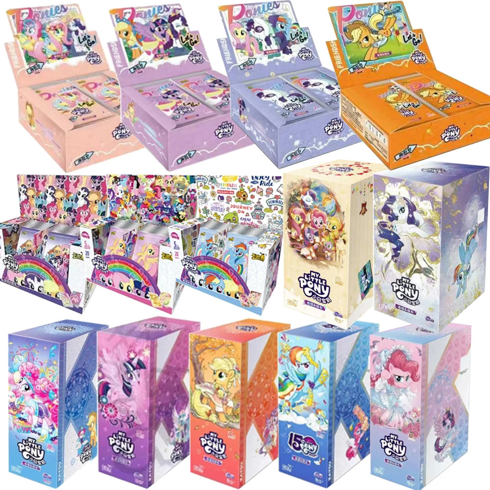 KAYOU Genuine My Little Pony Card 40th Anniversary Limited Friendship Eternal Card Rare SC SGR Cards Toy Gift Princess Card