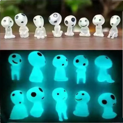 10pc Miniature Landscape Decoration Glow in the Dark Princess Shaped Home Decoration Garden Decoration Ornament Glow in the D