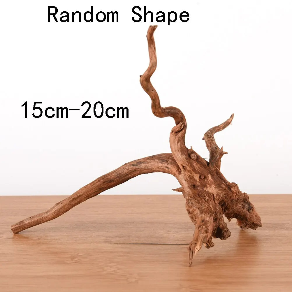 Natural Tree Trunk Driftwood Fish Tank Driftwood Aquarium Fish Tank Plant Aquarium Decoration Home Desktop Decoration Random