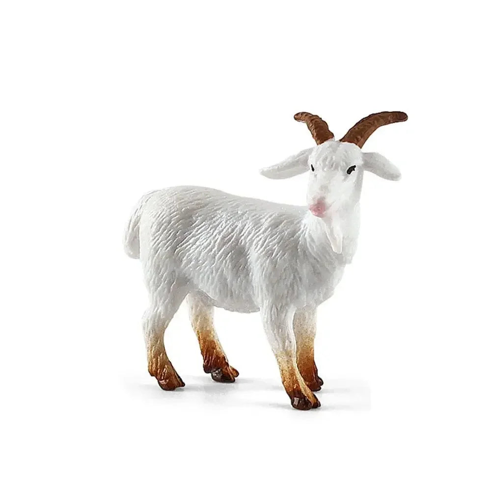 Realistic Animal Model Simulated Poultry Miniatures Farm Dog Duck Cock Figurines Creative Education Kids Gift for Children - 