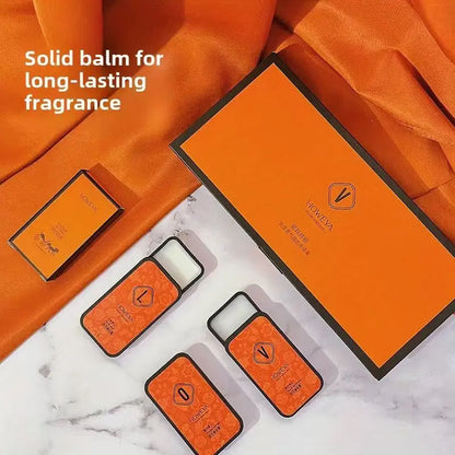 Solid Fragrance Gift Box, Romantic Lasting Solid Fragrance, Tempting Fragrance, Outdoor Portable, Dating Travel, Valentine's 