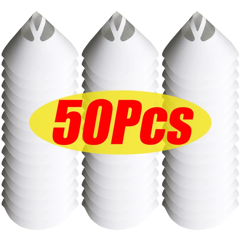 10/100Pcs Disposable Car Paint Spray Mesh Paper Filter Purifying Straining Funnel Paint Filter Conical Nylon Micron Paper Fun