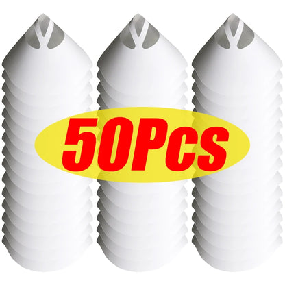 10/100Pcs Disposable Car Paint Spray Mesh Paper Filter Purifying Straining Funnel Paint Filter Conical Nylon Micron Paper Fun