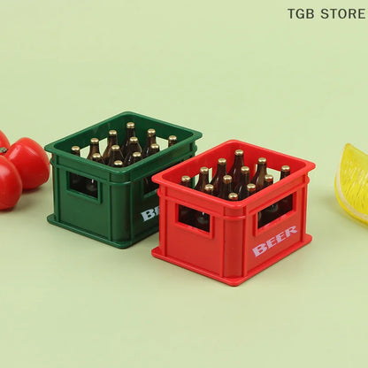 1:12 Dollhouse Mini Beer Drink Bottle Beer Box Drink Box Bar Kitchen Decor Toy