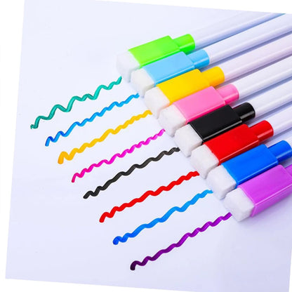 48-1Pcs Magnetic Erasable Whiteboard Pen Color Options Numbering Stationery Office Teaching Supplies for Student Blackboard N