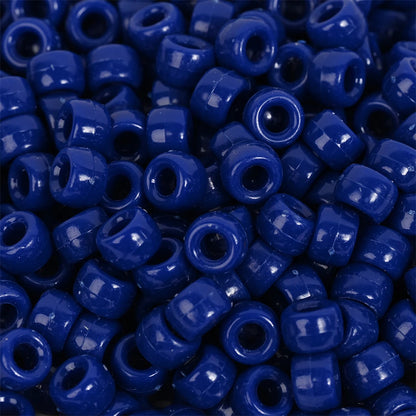 IYOE 100Pcs Pony Beads 6x9mm Glitter Acrylic Beads Luminous Spacer Beads For Diy Craft Jewelry Bracelets Making Hair Supplies