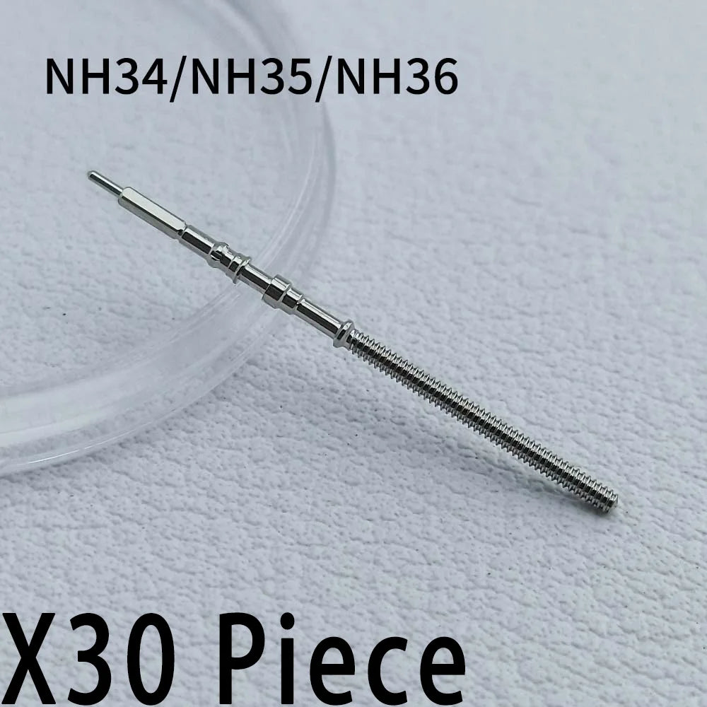 NH35 Stems 10Pcs/3Pcs Movement Watch Stem Crown Kit Watch Parts For NH34 NH35 NH36 VK63 Miyota8215 Stem Spare Parts - 08
