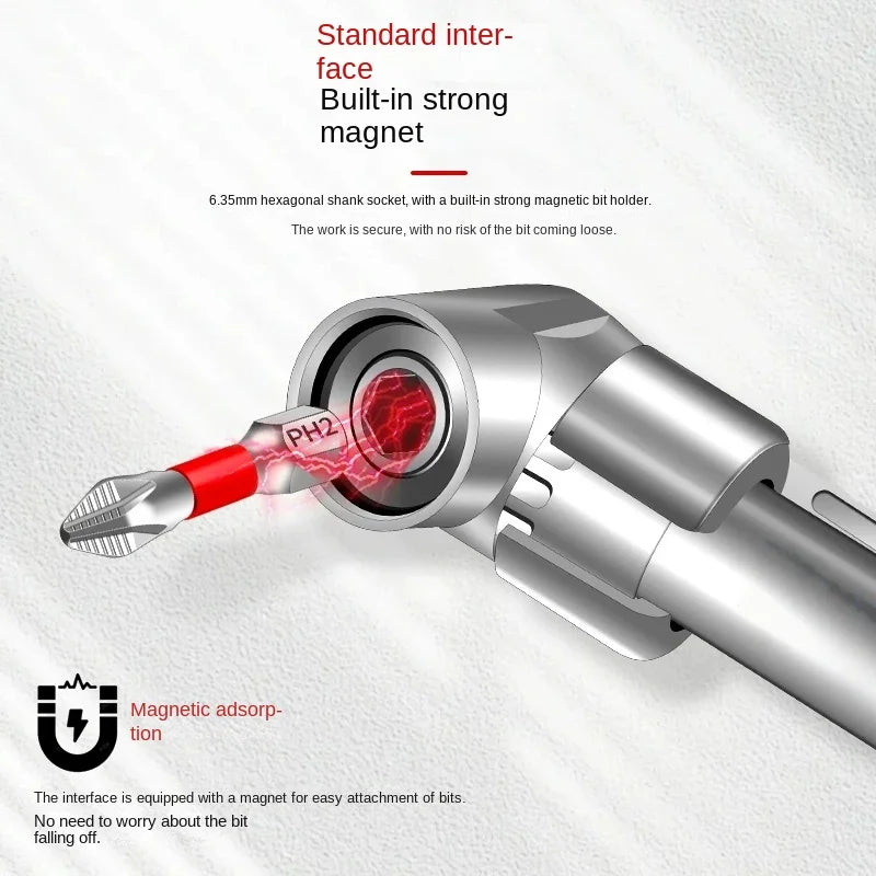 1/4 "Hex Magnetic Ring Screwdriver Bits Drill Hand Tools Drill Bit Extension Rod Quick Change Holder Drive Guide Screw Drill 