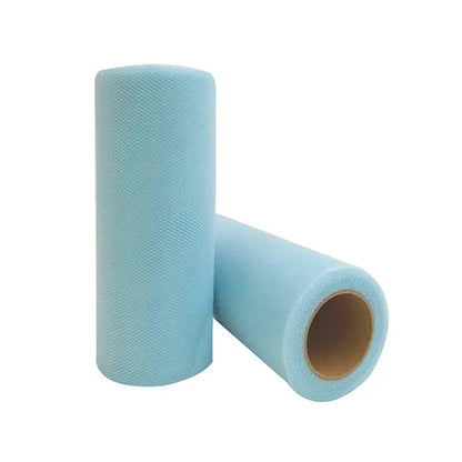 Tulle Roll Spool 25 Yards 15cm White Organza Roll Red Blue Tulle Organza Fabric Tutu Skirt Girl Baby Shower Decor Party Suppl