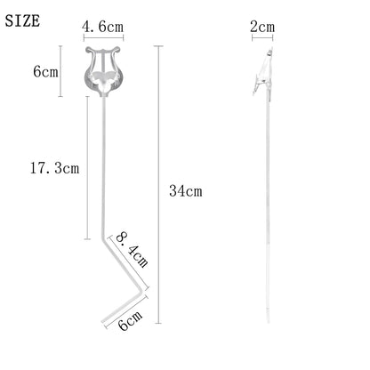 Music Stand Clarinet /Trumpet /Flute /Alto Saxophone Portable Marching Sheet Music Stands Musical Instruments Accessories