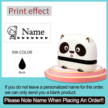 Personalized Name Stamp Set - Custom Waterproof Seal for Organizing Clothes,Shoe,School Supplies,Durable Back To School Gift 