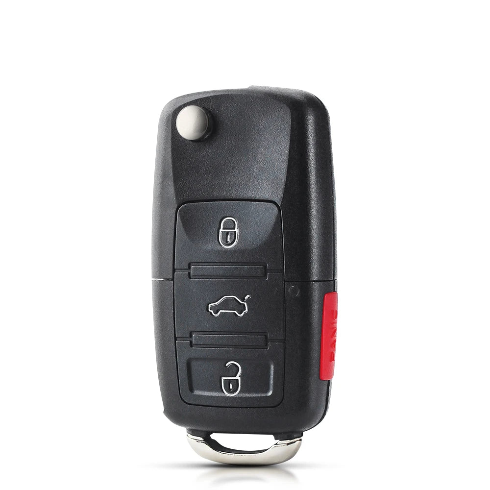 KEYYOU 2 3 Buttons For Volkswagen VW Passat Polo Golf Touran Bora Ibiza Leon Octavia Fabia Folding Flip Key Shell Case No Bla