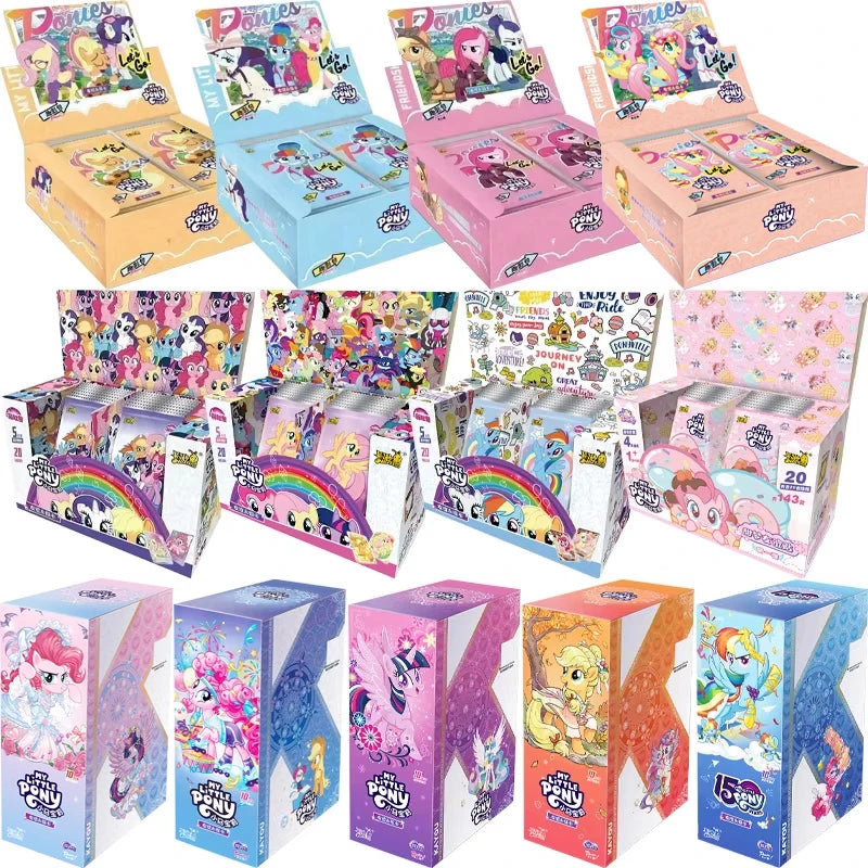 KAYOU Genuine My Little Pony Card Cute Funny Party Friendship Eternal Cards SGR Princess Anime Game Collectible Cards Toys Gi
