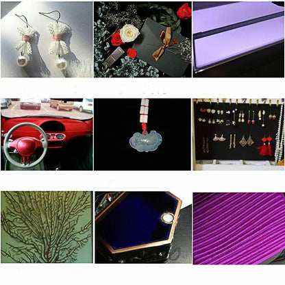 20 X 15 cm / 20 X 145 cm / 40 X 145 cm Self-adhesive Velvet Flock Liner Jewelry Contact Paper Craft Fabric Sticker Multi Colo