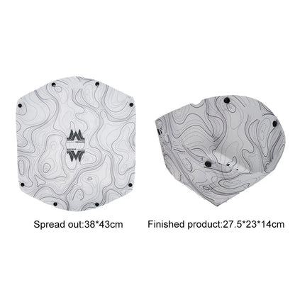 Outdoor Lightweight Folding Tableware Portable Bowl Plates Coffee Filter Funnel Cup Heatproof Food-Grade Tableware Easy to Cl