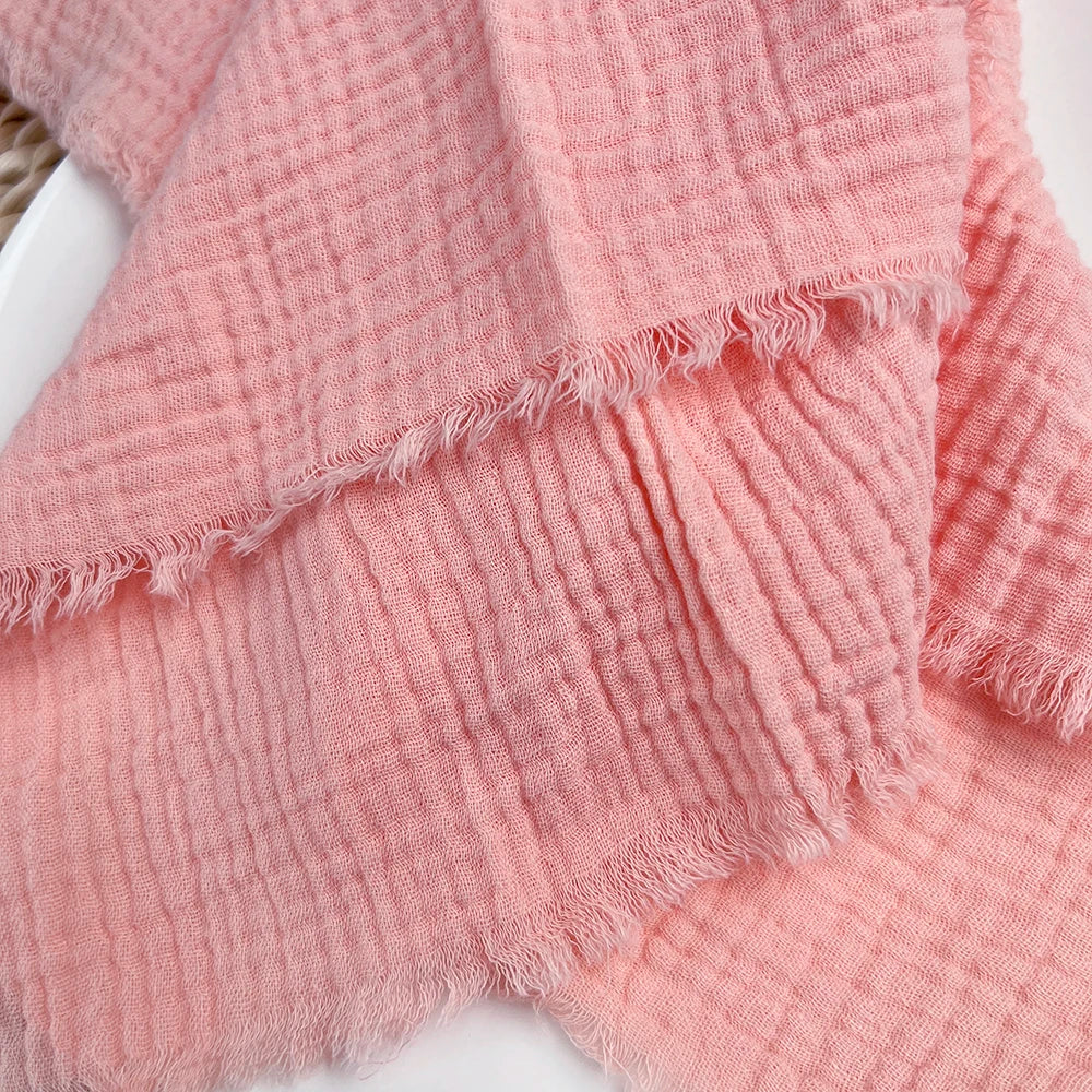 Double Gauze Cotton Fabric 100% Cotton for DIY Craft Sewing Material Dress Towel Bedding Sets Cheesecloth Table Runner Fabric