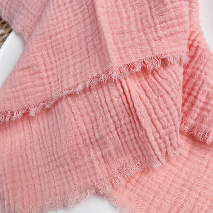 Double Gauze Cotton Fabric 100% Cotton for DIY Craft Sewing Material Dress Towel Bedding Sets Cheesecloth Table Runner Fabric