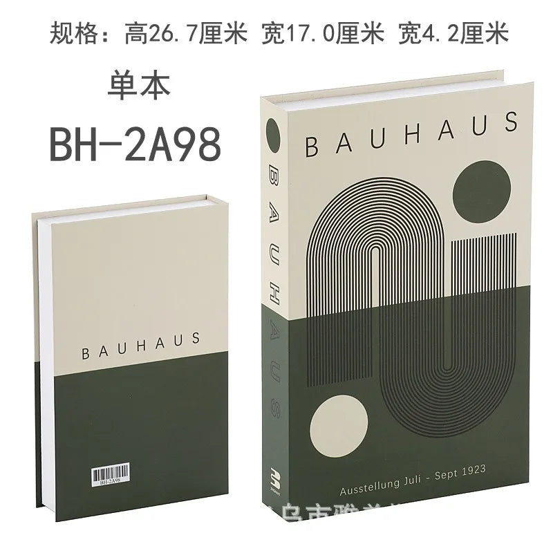Home Decor Ornaments Living Room Study Soft Prop Book Box Luxury Coffee Table Books Modern Fake Books for Decoration - BH2A98