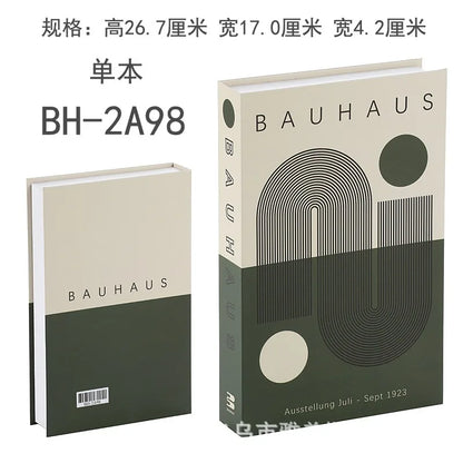 Home Decor Ornaments Living Room Study Soft Prop Book Box Luxury Coffee Table Books Modern Fake Books for Decoration - BH2A98