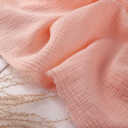 Double Gauze Cotton Fabric 100% Cotton for DIY Craft Sewing Material Dress Towel Bedding Sets Cheesecloth Table Runner Fabric