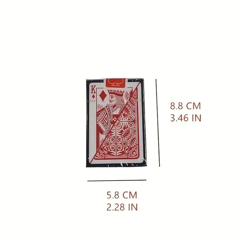 entertainment Plastic Playing Cards 5.8CMX8.8CM Waterproof Folding Repair Gram PVC Washable Adult Soha Bridge Entertainment