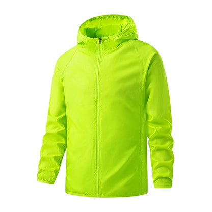 LNGXO Waterproof Hiking Jackets for Men and Women Sun Protection Windbreaker Camping Climbing Rain Coat Unisex Portable Cloth