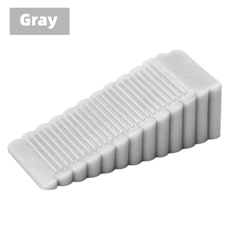 Safety Silicone Door Stop Stoppers Block Wedge Doorstops Door Stopper Home Office Door Rear Retainer Anti-collision Stop - Gr