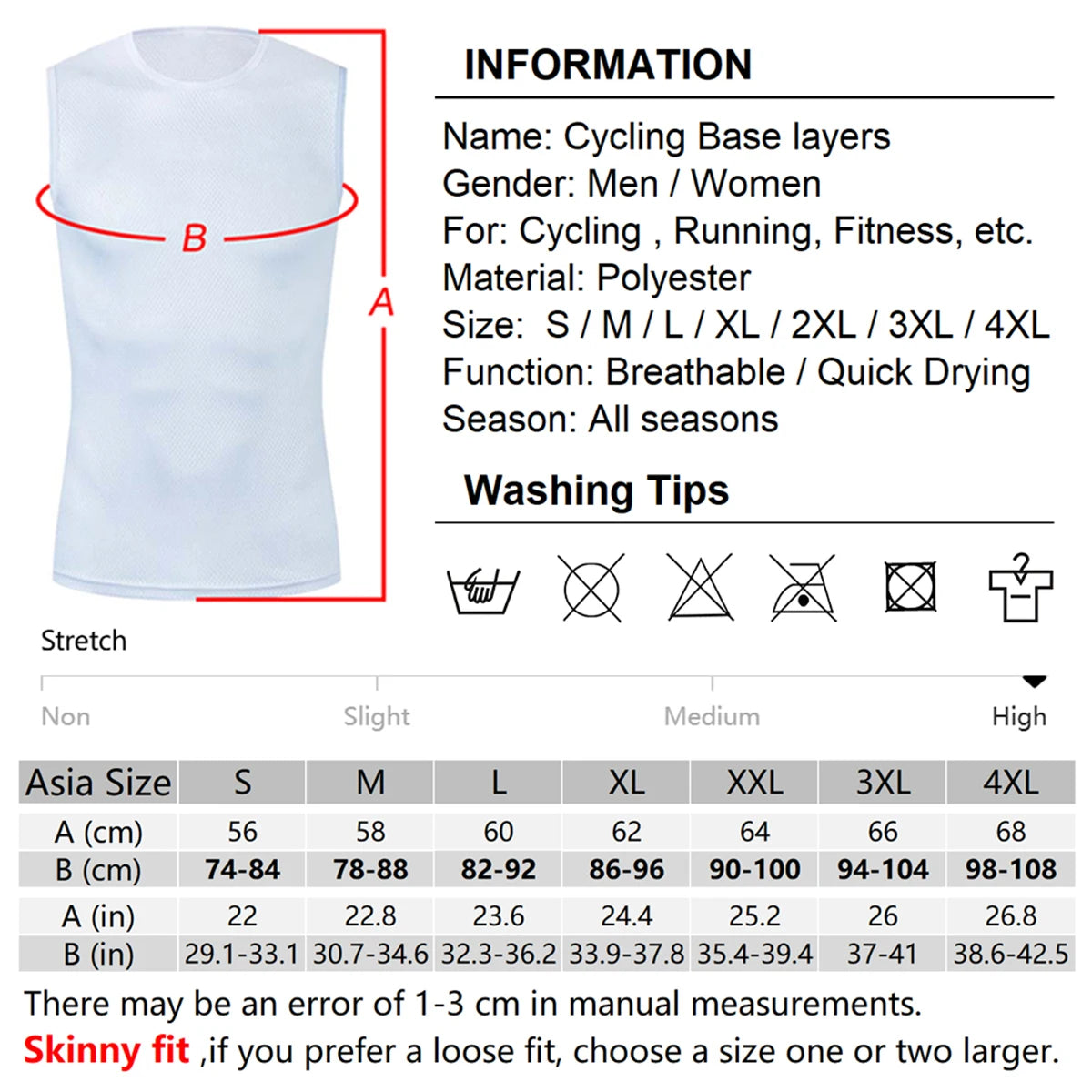 Colorful Cycling Base Layer Cycling Undershirt Quick Dry Underwear Cycling Sleeveless Jersey High Elastici MTB Road Bike Jers