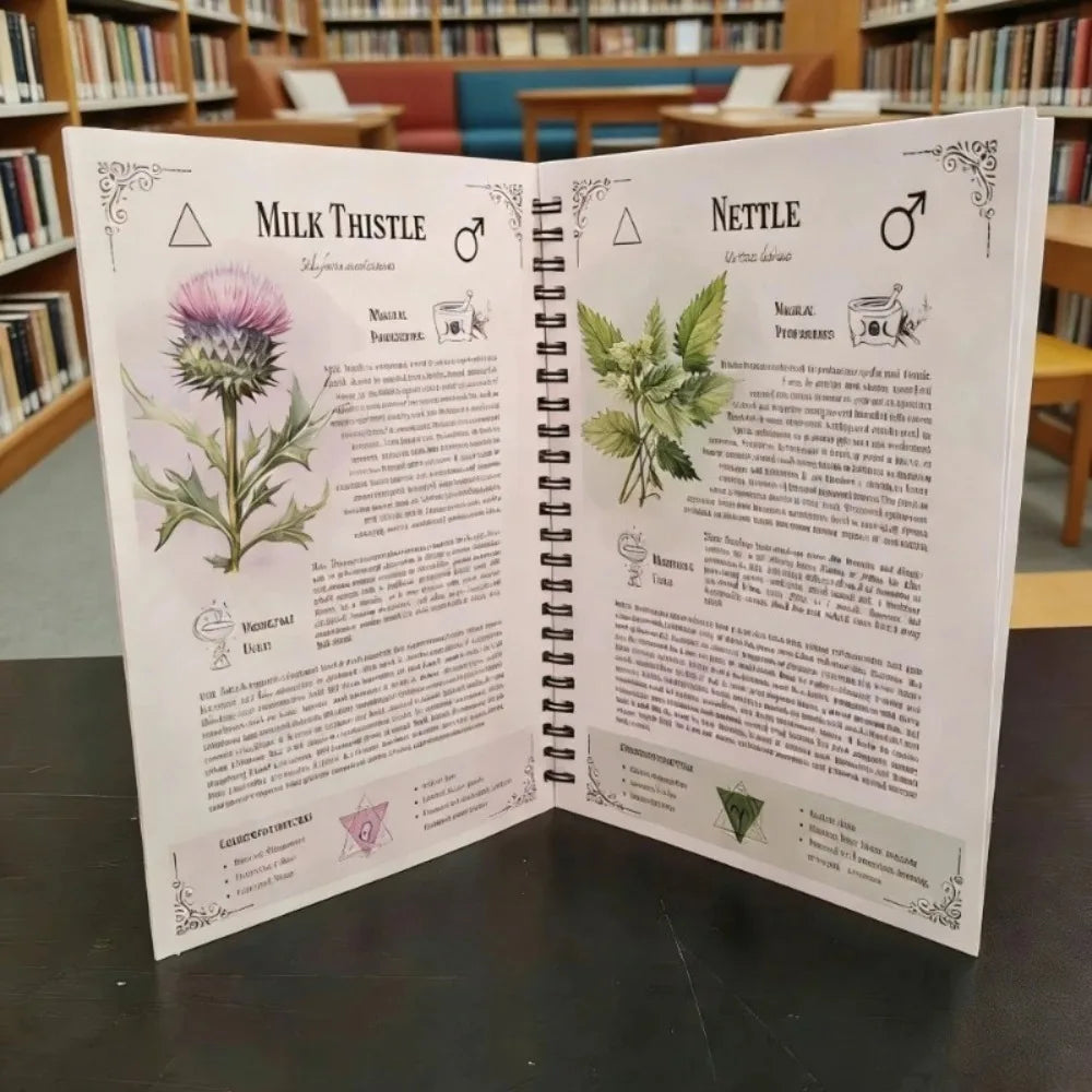 Natural Healing Handbook Spiral Bound Guidebook For Herbal Remedies And Holistic Health Support With Step By Step Protocols