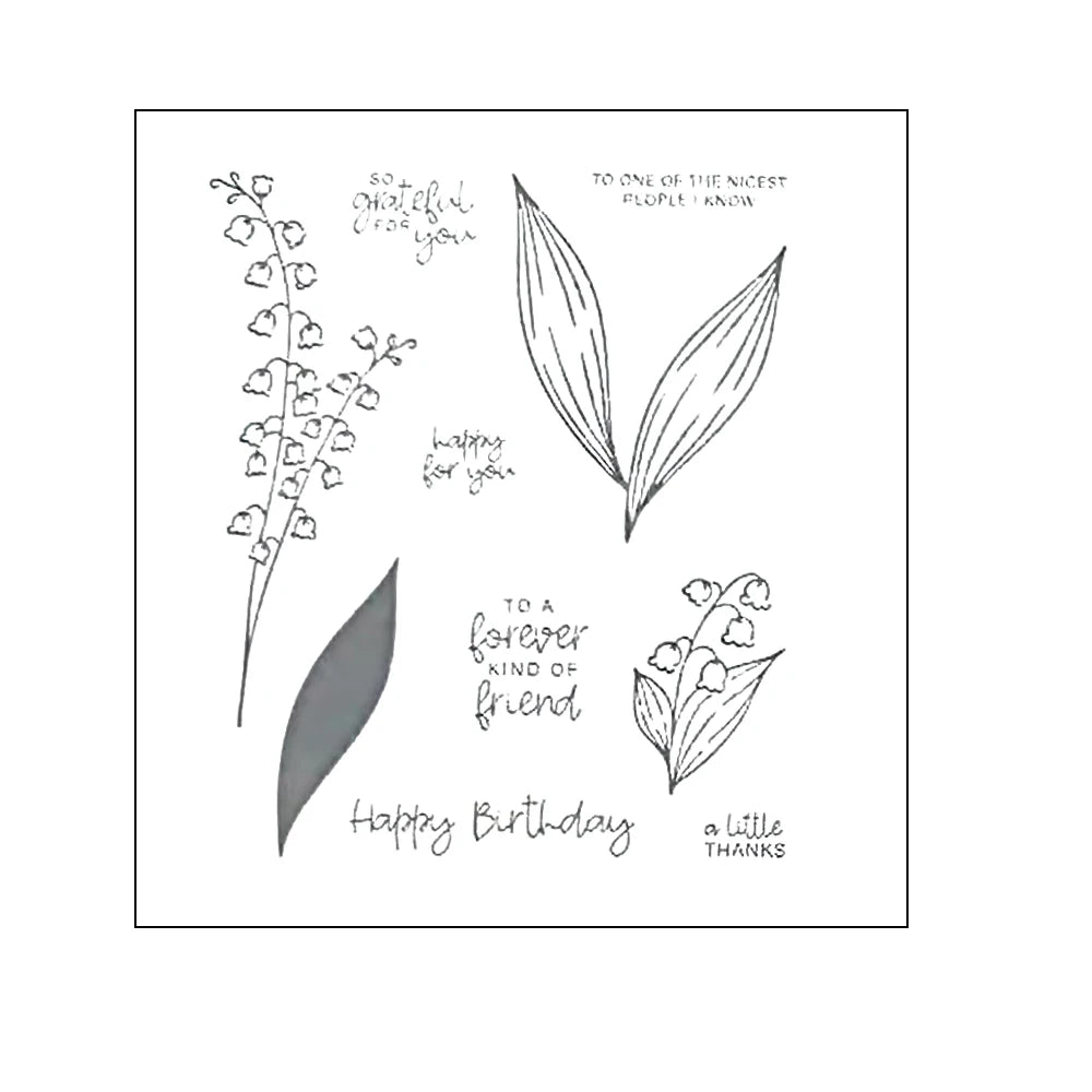 Spring 2026 April New Arrivals Stamp Dies Opulent Oasis Boutique Blossoms Thanks Man DIY Greeting Scrapbook Molds Mother's Da
