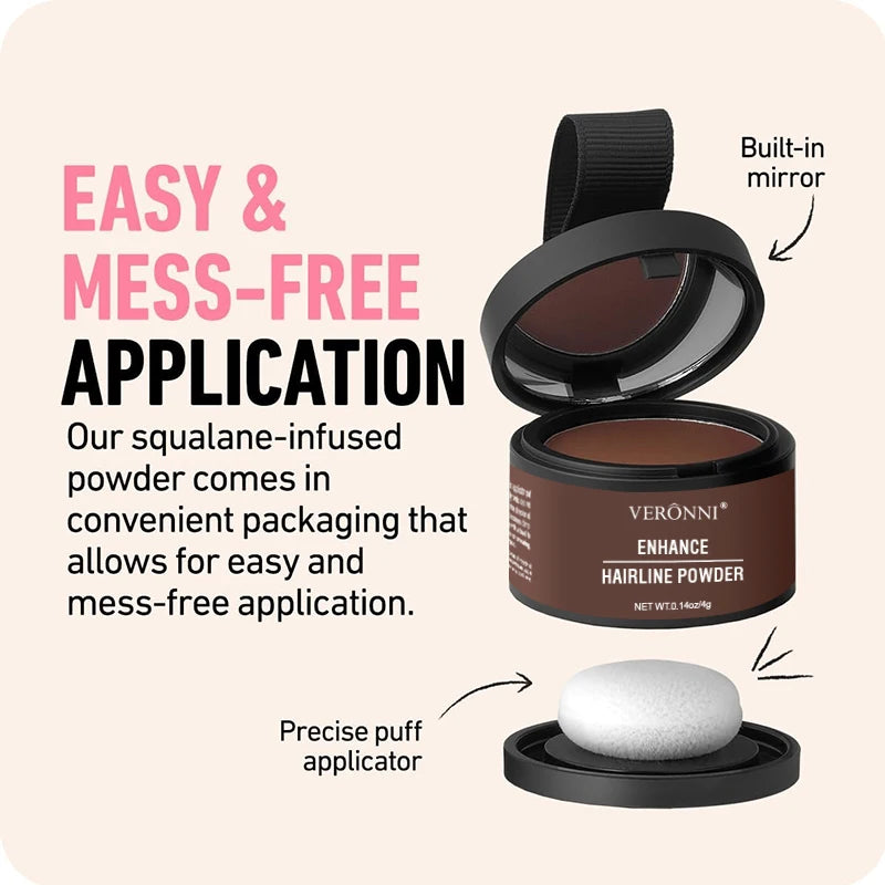 14 Color Hair Line Powder Black Root Up Natural Instant Waterproof Hairline Shadow Concealer Coverage Paint Repair Fill In Ha