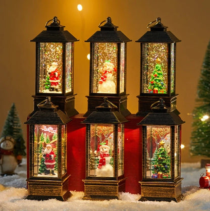 1PC Light Night Light Christmas Interior Light Desktop Decoration Christmas Tree Santa Claus Decorative Desktop Decoration No