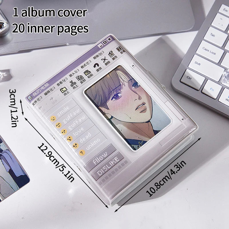 Kpop Photo Album Mini 3 Inch Album Photo Photocard Holder Idol Binder Photo Card Holder Card Collect Book Picture Protector 포