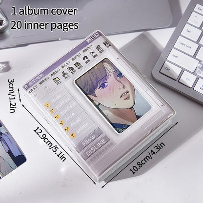 Kpop Photo Album Mini 3 Inch Album Photo Photocard Holder Idol Binder Photo Card Holder Card Collect Book Picture Protector 포