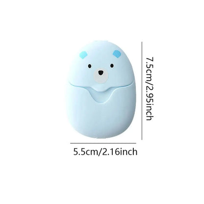 1pc-50 pack travel portable soap paper, outdoor disposable soap, hand washing soap, cleaning soap