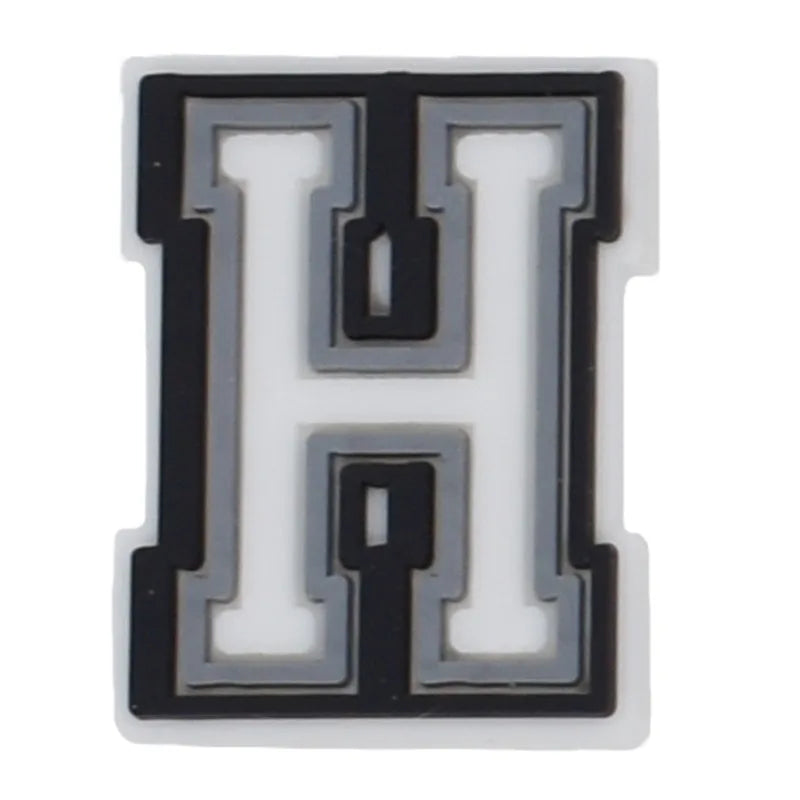 1 Piece Shoe Charms Accessories Pvc Shoe Decorations Letter 26 Options To Choose From Alphabet Ornament Pins Party Gift - 565