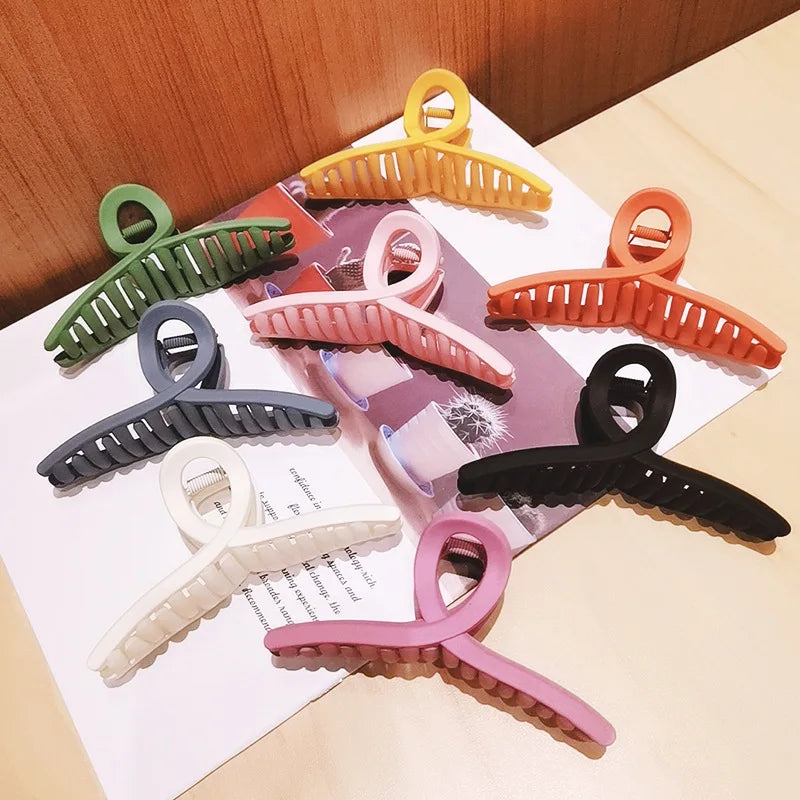 Barrettes Fashion Women Acrylic Hair Claws Clips Hair Accessories Hairpins Ladies Hairgrip Headwear Girls Ornaments Crab Band