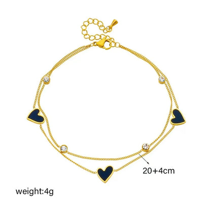Stainless Steel Bohemian Style Personalized Anklet - E11