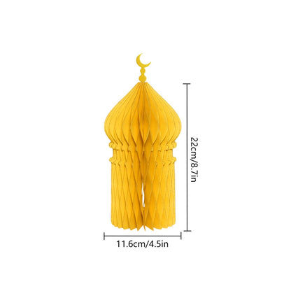 Ramadan decorations 2026 Honeycomb Ball Party Favors Gifts Ramadan Decoration 2026 Ramadan Festival Eid Bedroom Backdrop Deco