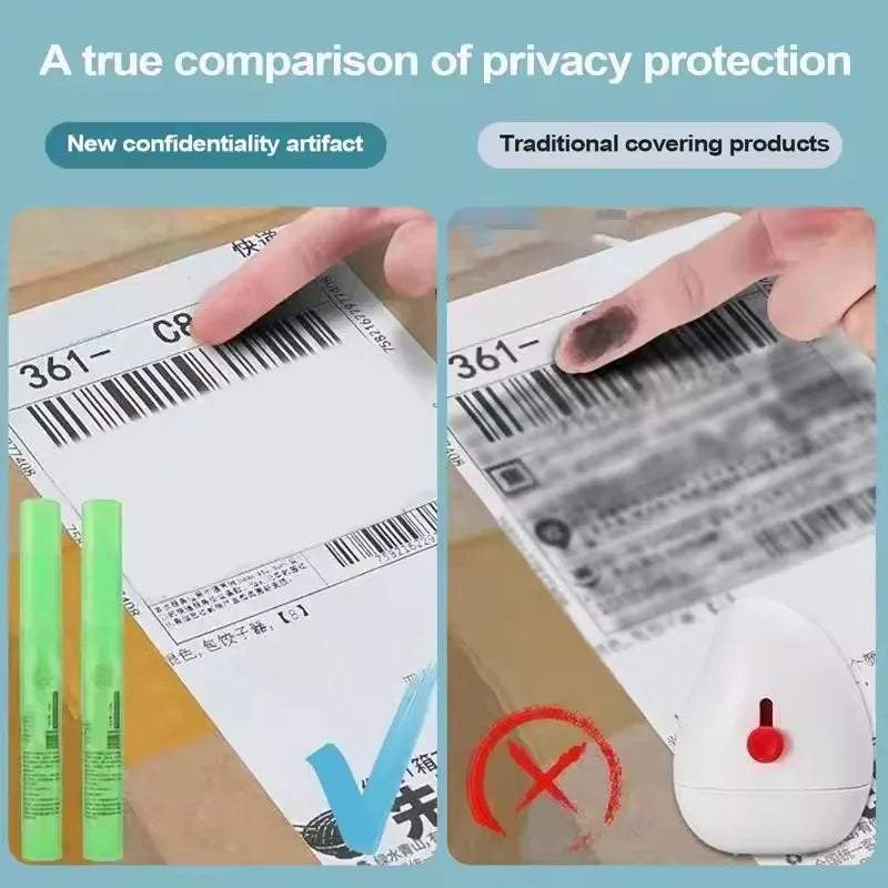 Elimination Privacy Spray Pen Thermal Paper Corrector Data Protection Privacy Protection Correction Fluid Portable Express To