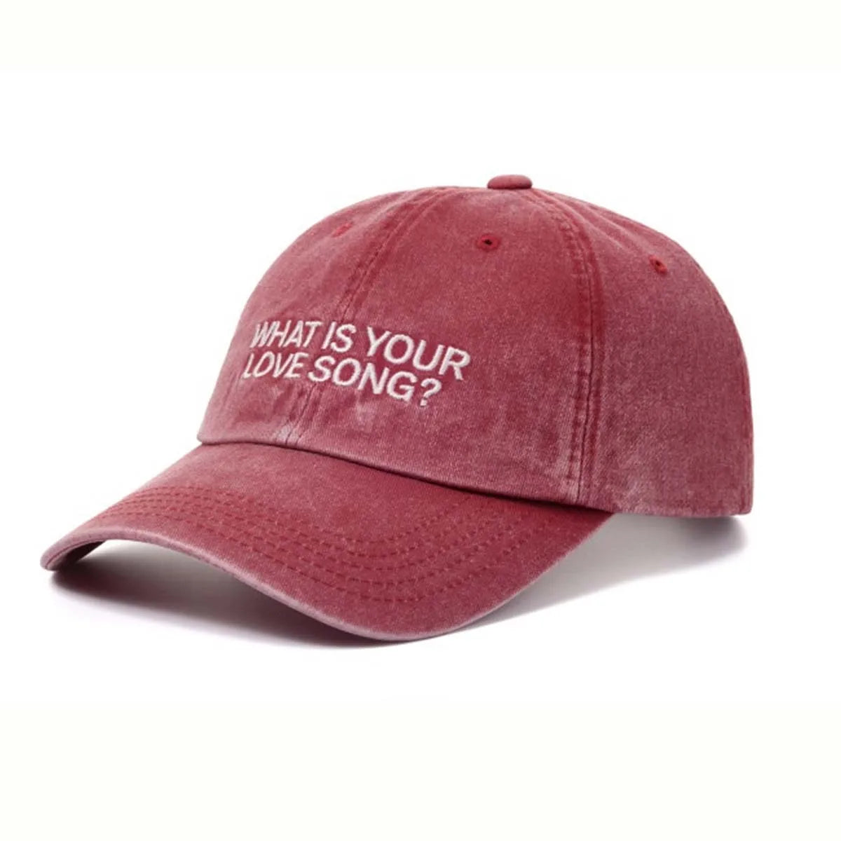 2 Styles Washed Cotton Baseball Cap With Printed Distressed Soft Top Denim Hat Vintage Hat For Men & Women