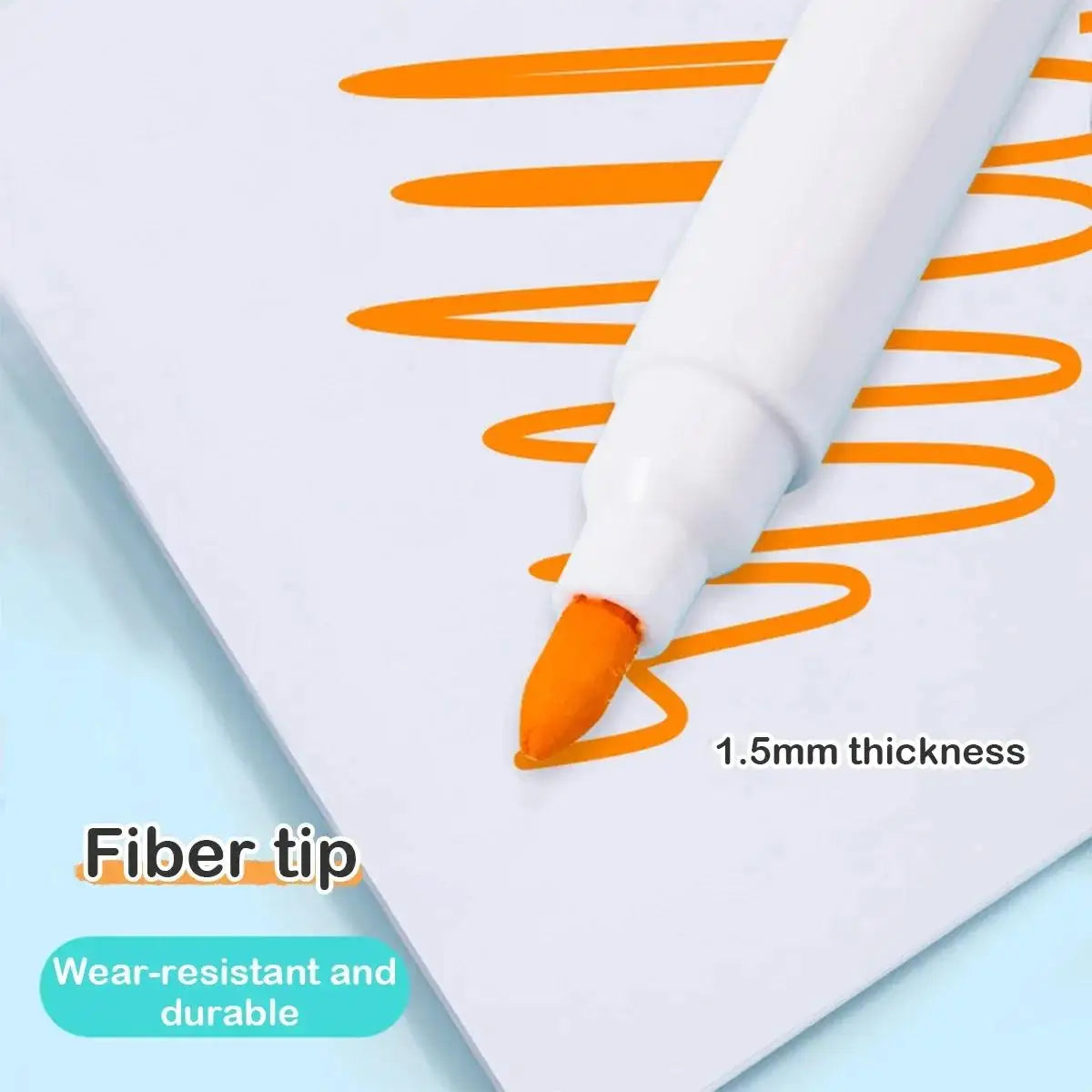 8pcs Magnetic Erasable Whiteboard Pen Color Options Blackboard Note Numbering Stationery For Office Classroom Teaching Suppli
