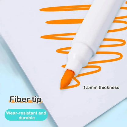 8pcs Magnetic Erasable Whiteboard Pen Color Options Blackboard Note Numbering Stationery For Office Classroom Teaching Suppli