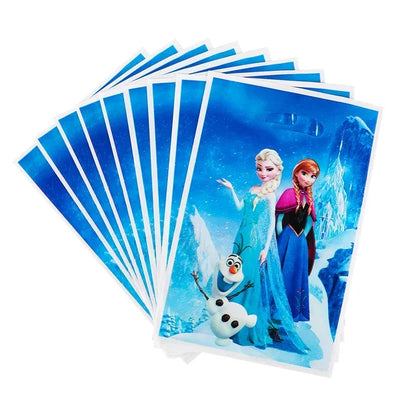 Frozens Princess Party Favors Includes Slap Bracelets Stickers Blowouts Gifts Bag for Girls Anna Elsa Birthday Party Decor Gi