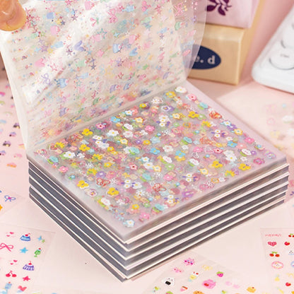 Mr Paper,kawaii Mini Deco Sticker Book scrapbooking stickers stickers aesthetic cheap stationery supplies journaling statione