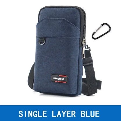 Waterproof Waist Bag Purse Single/double Layer Outdoor Waist Fanny Pack Men Phone Pouch Camping Hunting Tactical Bag with Bel