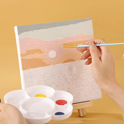 22/12/10 pcs Brush Set Plastic brush for acrylic, watercolor, oil painting for canvas, fabric and paper crafts painting suppl